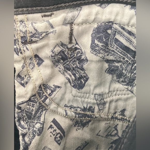 Pilcro & the Letterpress Anthropologie Black Denim Jeans, Size 26 - Picture 6 of 6